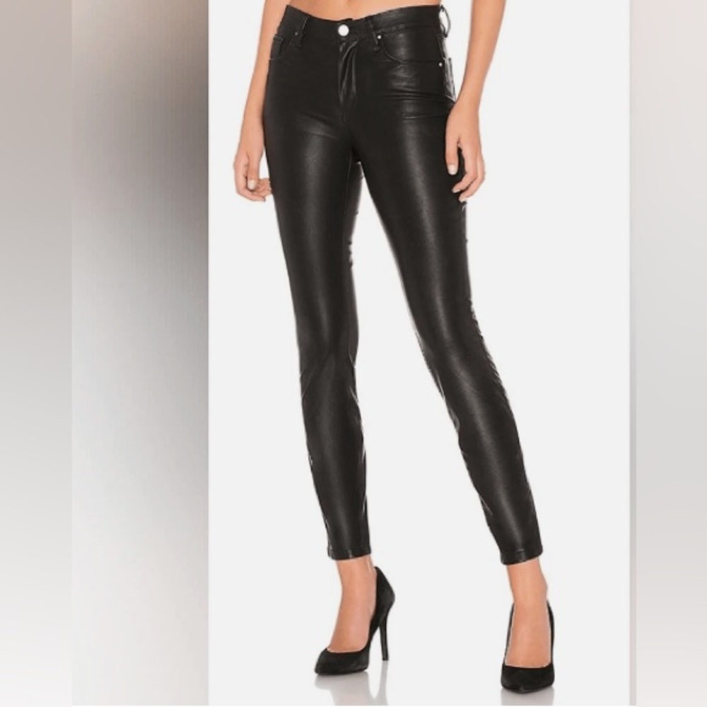 Blank NYC ‘The Bond,’ Black Coated Skinny pants